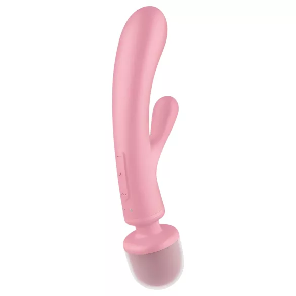 Satisfyer Triple Lover - G-spot en clitorale vibrator - siliconen - roze