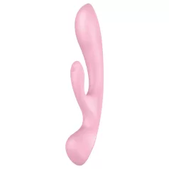   Satisfyer Triple Oh - vibrator met clitorisstimulator - oplaadbaar - roze