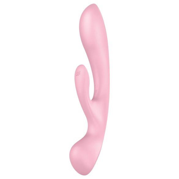 Satisfyer Triple Oh - oplaadbare vibrator met clitorisarm (roze)