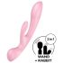 Satisfyer Triple Oh - oplaadbare vibrator met clitorisarm (roze)