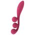Satisfyer Tri Ball 1 - oplaadbare, multifunctionele vibrator (rood)