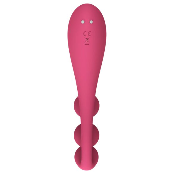 Satisfyer Tri Ball 1 - oplaadbare, multifunctionele vibrator (rood)