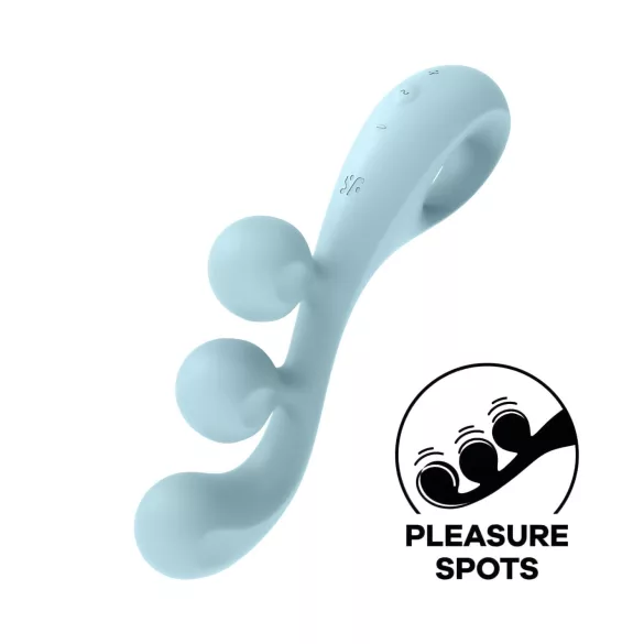 Satisfyer Tri Ball 2 - vibrator - multifunctioneel - groen mint