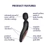Satisfyer Wand-erland - massage vibrator - zwart