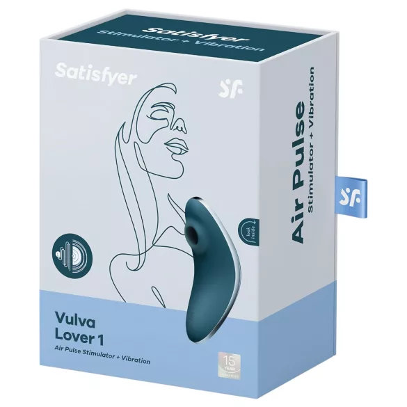 Satisfyer - clitorisstimulator met luchtdruk - oplaadbaar - blauw