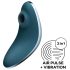 Satisfyer Vulva Lover 1 - Oplaadbare luchtdruk clitoris vibrator (blauw)