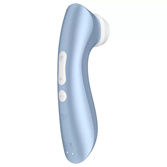 Satisfyer Pro 2+ - luchtdruk clitorisstimulator - blauw
