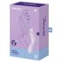 Satisfyer Curvy Trinity 2 - luchtdruk vibrator en viberend - lila