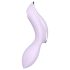 Satisfyer Curvy Trinity 2 - luchtdruk vibrator en viberend - lila