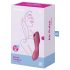 Satisfyer Curvy Trinity 3 - luchtdrukspeeltje en vibrator 2-in-1 (rood)