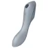 Satisfyer Curvy Trinity 3 - luchtdruk vibrator en clitorisstimulator - grijs