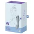 Satisfyer Curvy Trinity 3 - luchtdruk vibrator en clitorisstimulator - grijs