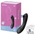 Satisfyer Curvy Trinity 4 - luchtdruk 2-in-1 vibrator (zwart)