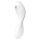 Satisfyer Curvy Trinity 5+ - slimme 2-in-1 vibrator (wit)