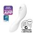 Satisfyer Curvy Trinity 5+ - slimme 2-in-1 vibrator (wit)