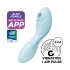 Satisfyer Curvy Trinity 5+ - slimme 2-in-1 vibrator (blauw)
