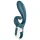 Satisfyer Hug Me - App-gestuurde vibrator met clitorisstimulator (blauw)