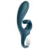 Satisfyer Hug Me - App-gestuurde vibrator met clitorisstimulator (blauw)