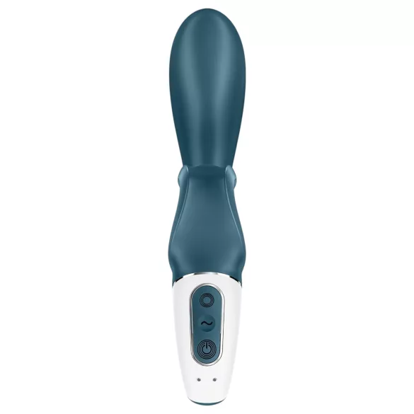Satisfyer Hug Me - App-gestuurde vibrator met clitorisstimulator (blauw)