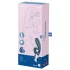 Satisfyer Hug Me - App-gestuurde vibrator met clitorisstimulator (blauw)