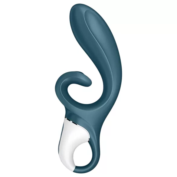 Satisfyer Hug Me - App-gestuurde vibrator met clitorisstimulator (blauw)