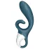 Satisfyer Hug Me - App-gestuurde vibrator met clitorisstimulator (blauw)