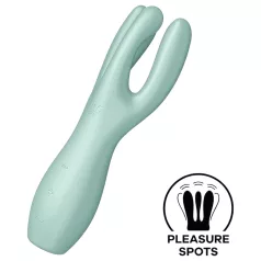 Satisfyer Threesome 3 - oplaadbare clitoris vibrator (mint)