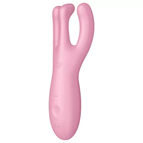 Satisfyer Threesome 4 - App-gestuurde clitorisvibrator (roze)