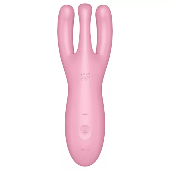 Satisfyer Threesome 4 - App-gestuurde clitorisvibrator (roze)