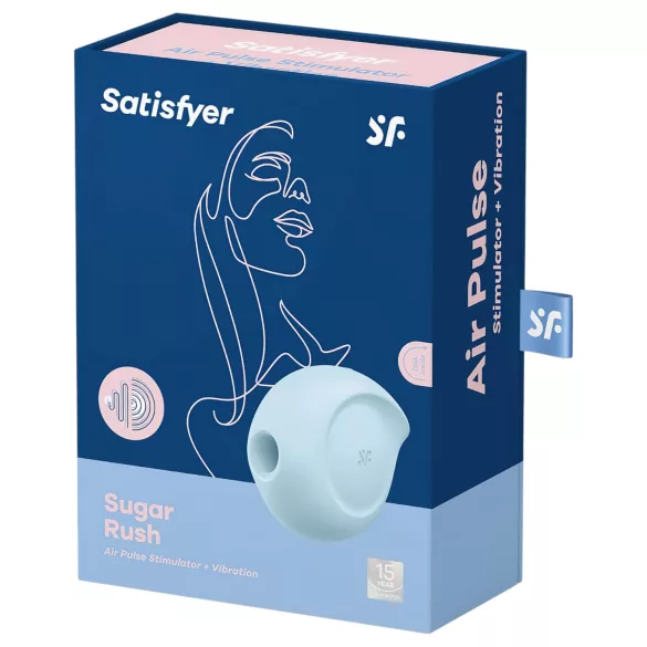Satisfyer - luchtdruk clitorisstimulator - blauw