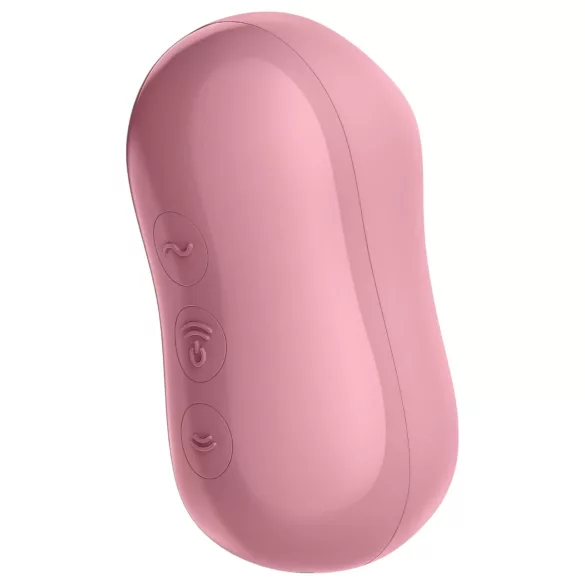 Satisfyer - luchtdruk clitoris vibrator - katoen snoep - koraal