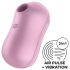 Satisfyer Cotton Candy - oplaadbare luchtdruk clitoris vibrator (paars)