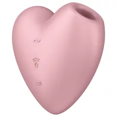   Satisfyer Cutie Heart - luchtdruk clitorisstimulator vibrator - oplaadbaar