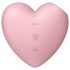 Satisfyer Cutie Heart - Oplaadbare Luchtpulserende Clitoris Vibrator (roze)