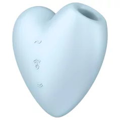   Satisfyer Cutie Heart - luchtdruk clitorisstimulator - oplaadbaar - blauw