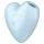 Satisfyer Cutie Heart - oplaadbare luchtdruk clitoris vibrator (blauw)