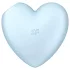 Satisfyer Cutie Heart - luchtdruk clitorisstimulator - oplaadbaar - blauw