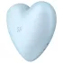 Satisfyer Cutie Heart - luchtdruk clitorisstimulator - oplaadbaar - blauw