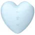 Satisfyer Cutie Heart - luchtdruk clitorisstimulator - oplaadbaar - blauw