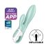 Satisfyer Air Pump Bunny 5 - slimme pomp vibrator (mintgroen)