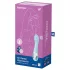 Satisfyer Air Pump Vibrator 5 - App-gestuurd (blauw)