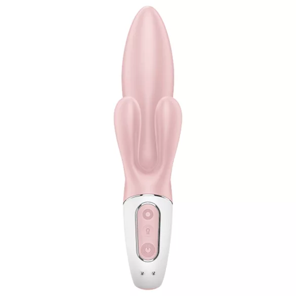 Satisfyer Air Pump Bunny 3 - opblaasbare vibrator - roze