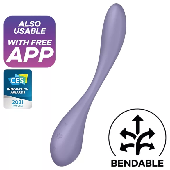 Satisfyer G-spot Flex 5 - appgestuurde G-spot vibrator (paars)