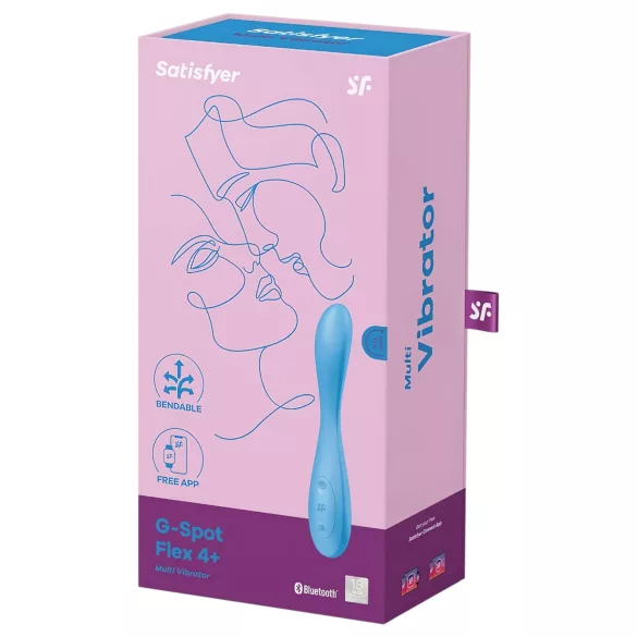 Satisfyer G-Spot Flex 4 - App-gestuurde G-spot vibrator (turkoois)