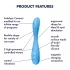 Satisfyer G-Spot Flex 4 - App-gestuurde G-spot vibrator (turkoois)