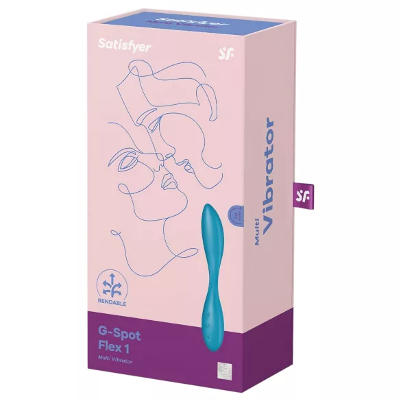 Satisfyer G-spot Flex 1 - oplaadbare, waterdichte G-spot vibrator (groen)