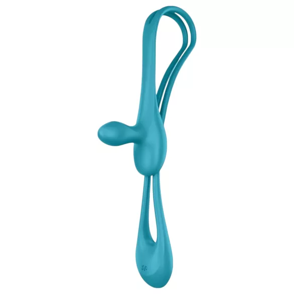 Satisfyer - anale vibrator en penisring - oplaadbaar siliconen blauw