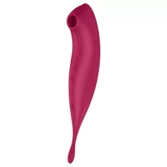 Satisfyer Twirling Pro - clitoris vibrator 2-in-1 - rood