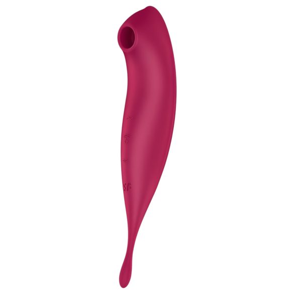 Satisfyer Twirling Pro - slimme 2-in-1 clitoris vibrator (rood)
