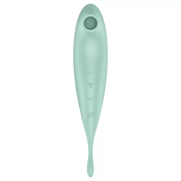 Satisfyer Twirling Pro - clitorisstimulator en vibrator - oplaadbaar - mint